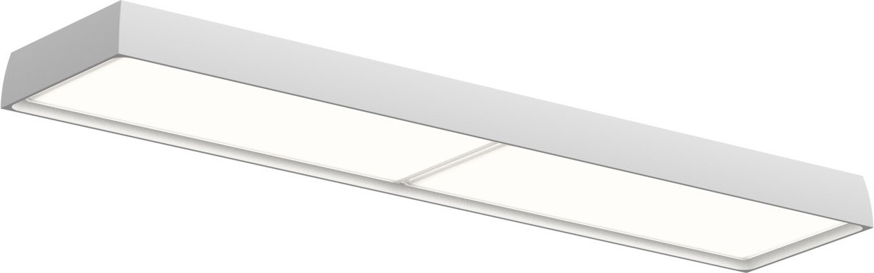 Lampa sufitowa Slim Box Semi Recessed LED 4000K HO biała z dyfuzorem mikropryzmatycznym sterowanie oświetleniem Dali