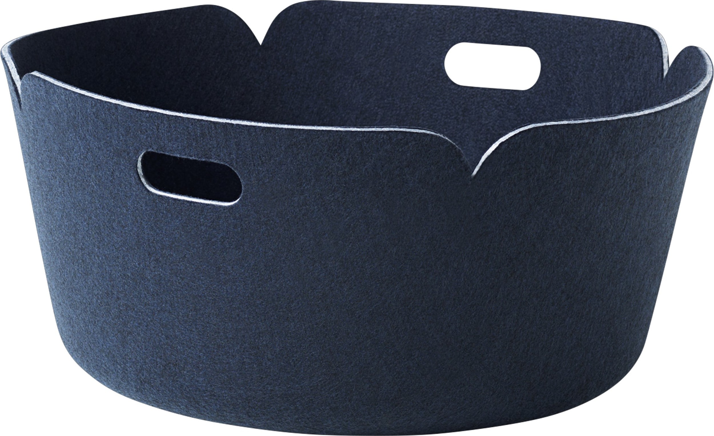 Kosz do przechowywania Restore okrągły granatowy