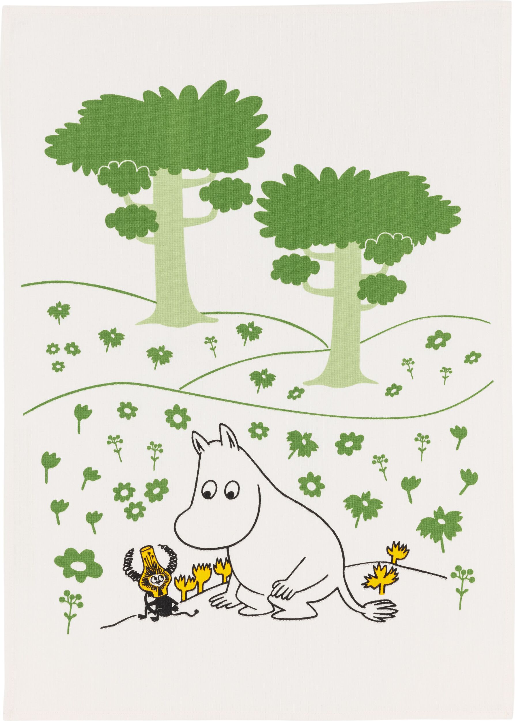 Ścierka kuchenna Arabia Finland Muminki Muminek 50 x 70 cm