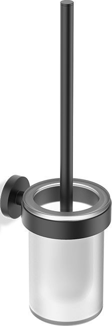 Szczotka do WC Basic czarny mat ścienna