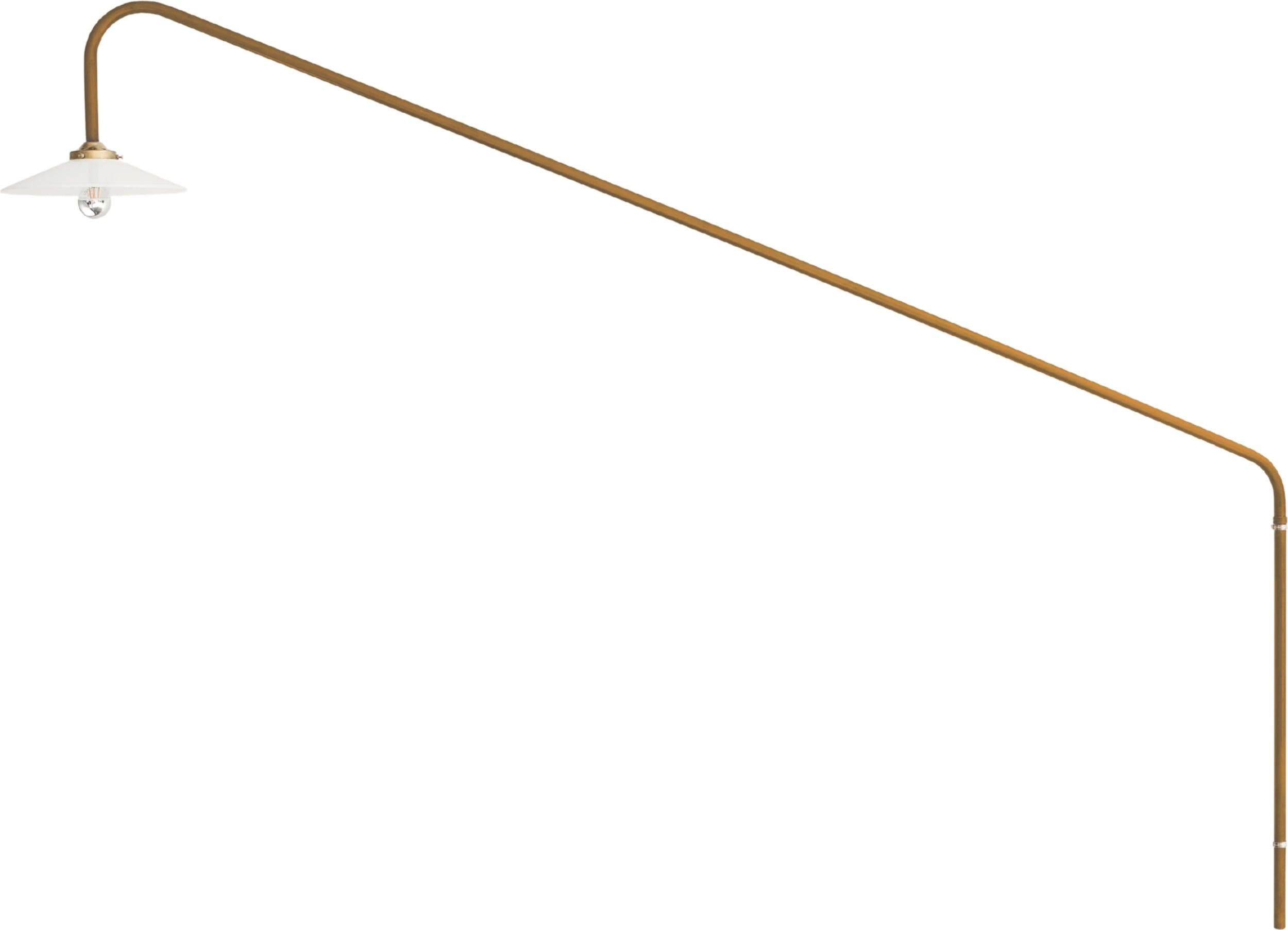 Lampa ścienna N°1 140 cm żółta