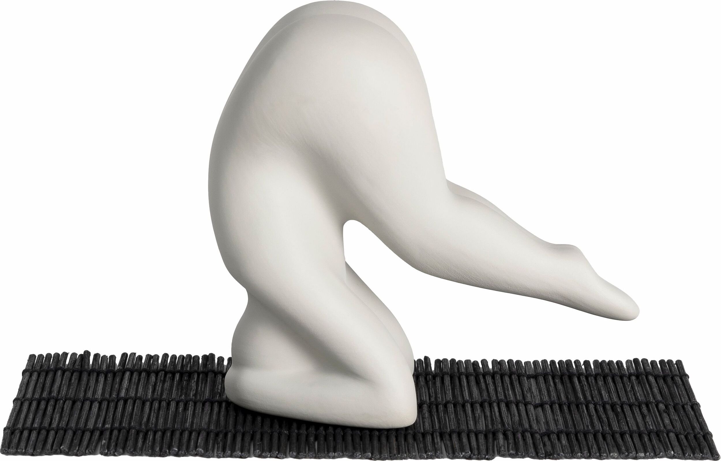 Figurka dekoracyjna Yoga No.1 jasnoszara