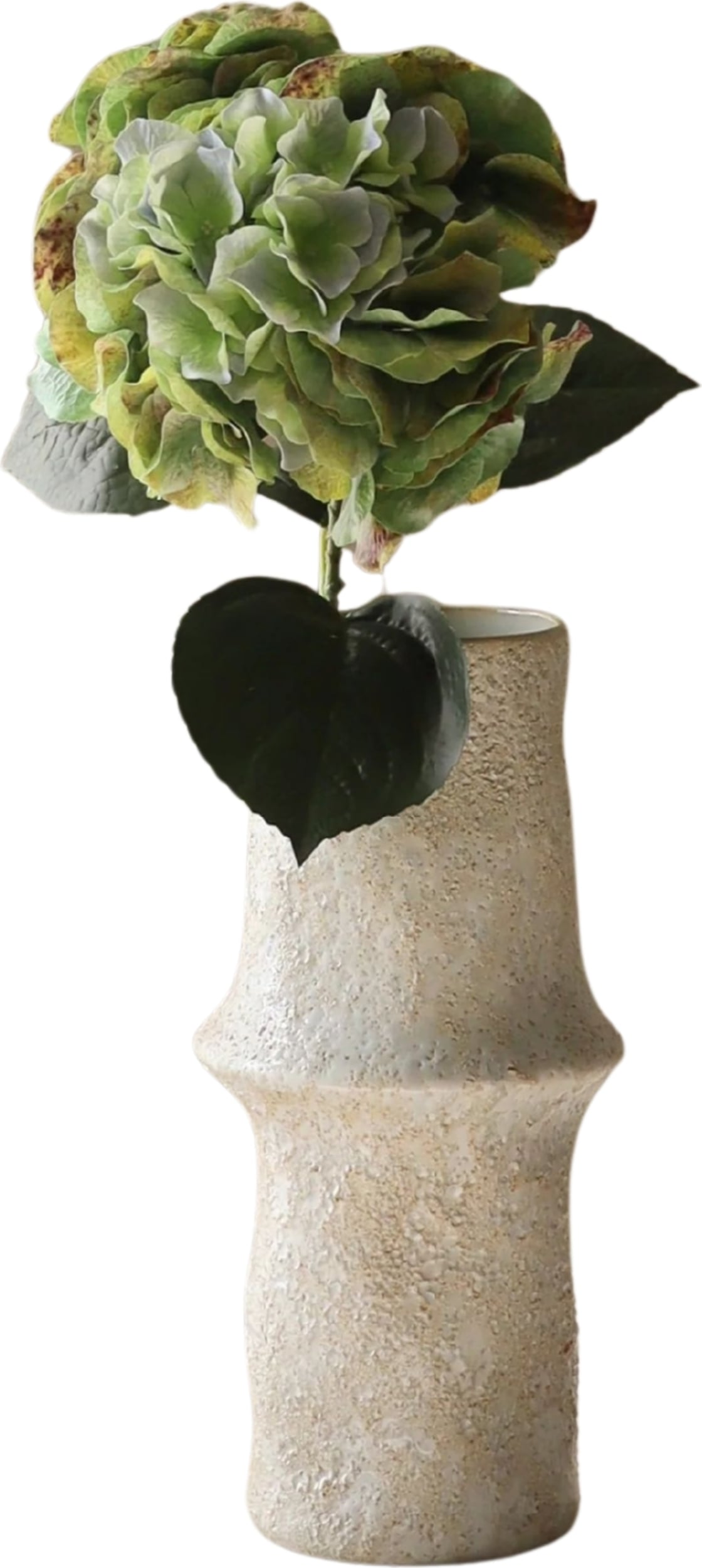 Kwiat sztuczny Botane hortensja 65 cm jasnozielona