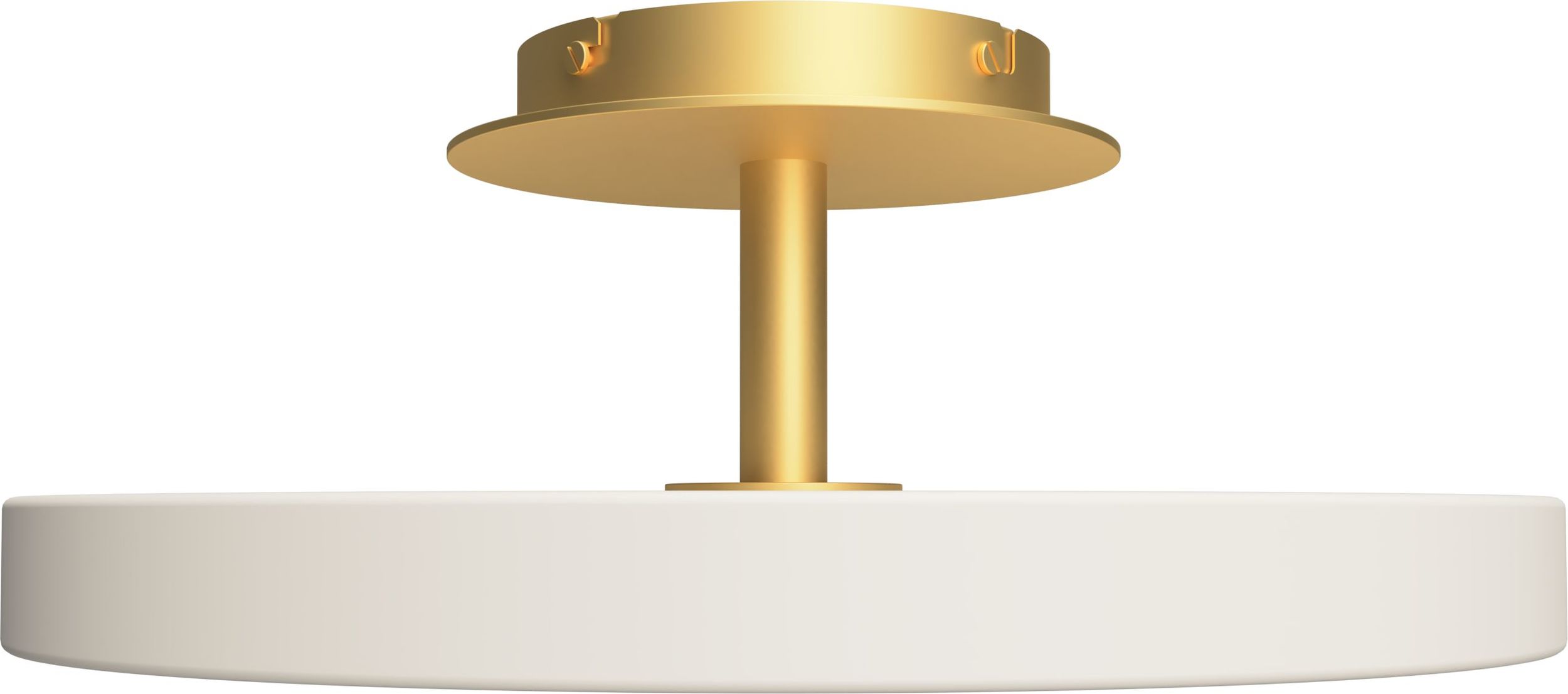 Lampa sufitowa Asteria Up 43 cm perłowa biel