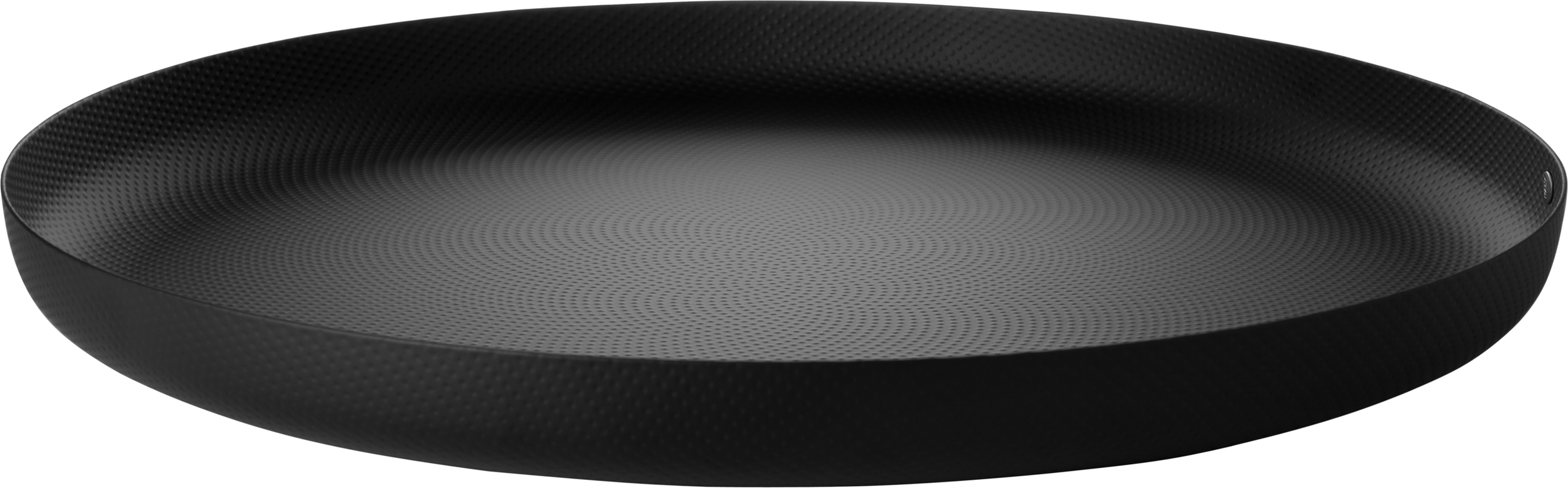 Taca okrągła Texture czarna