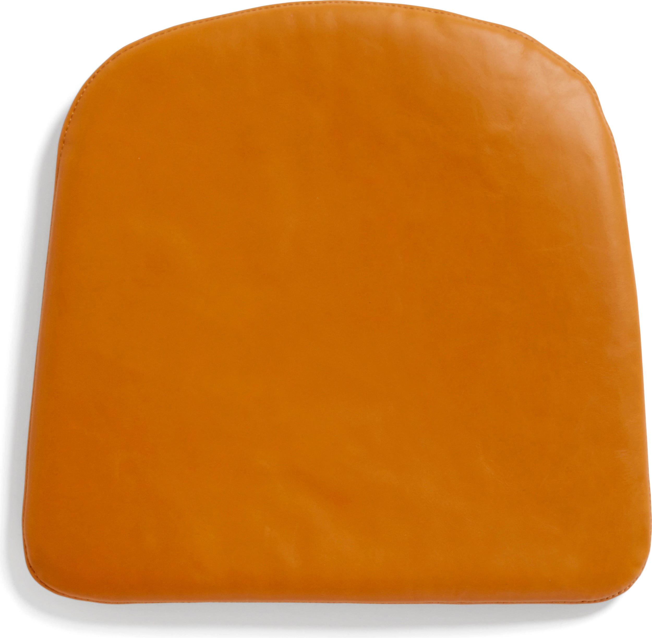 Poduszka na krzesło J-series 43 x 40 cm pomarańczowa skórzana