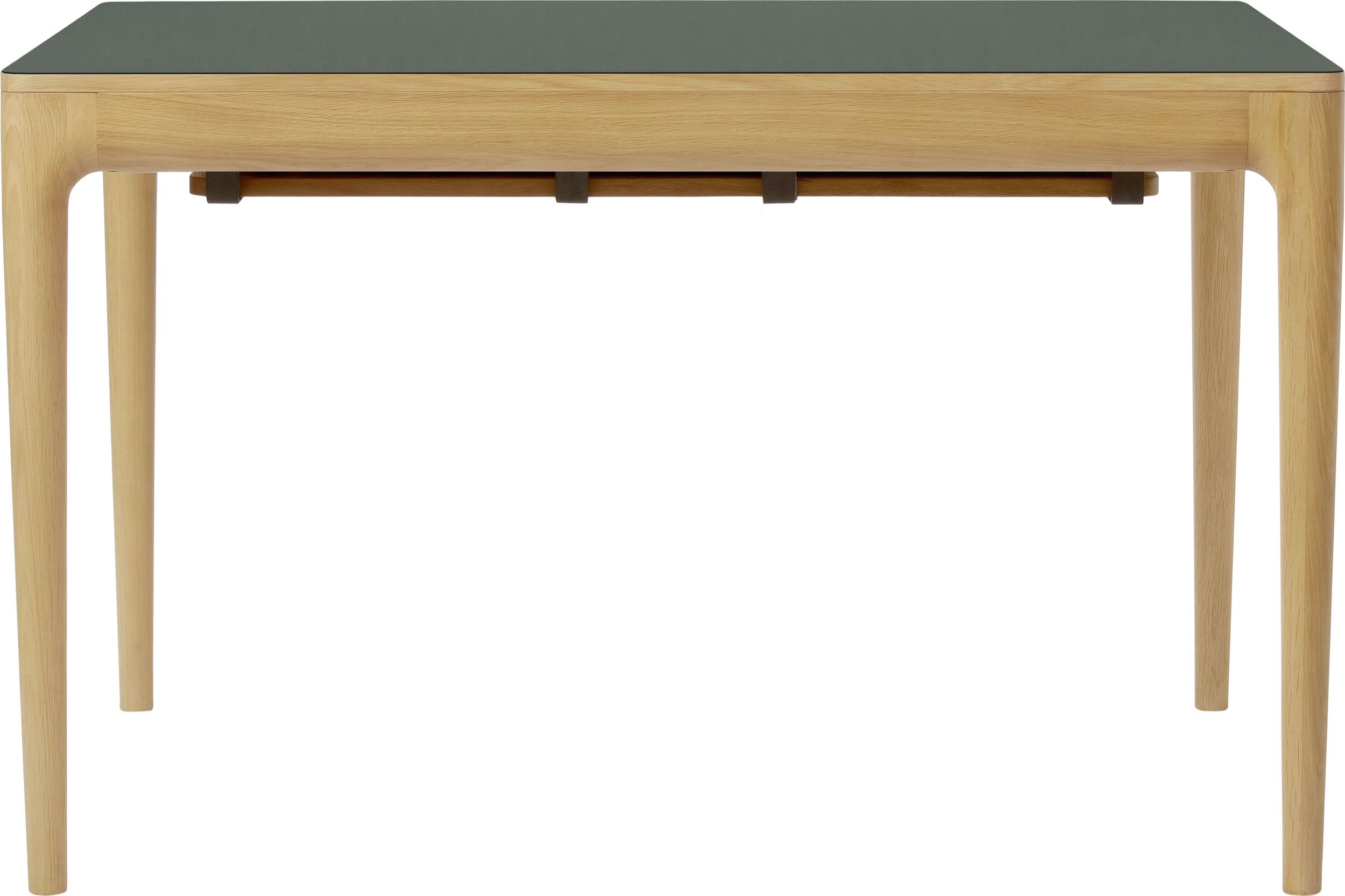 Stół rozkładany Heart'n'Soul 120 cm jasny dąb z zielonym blatem