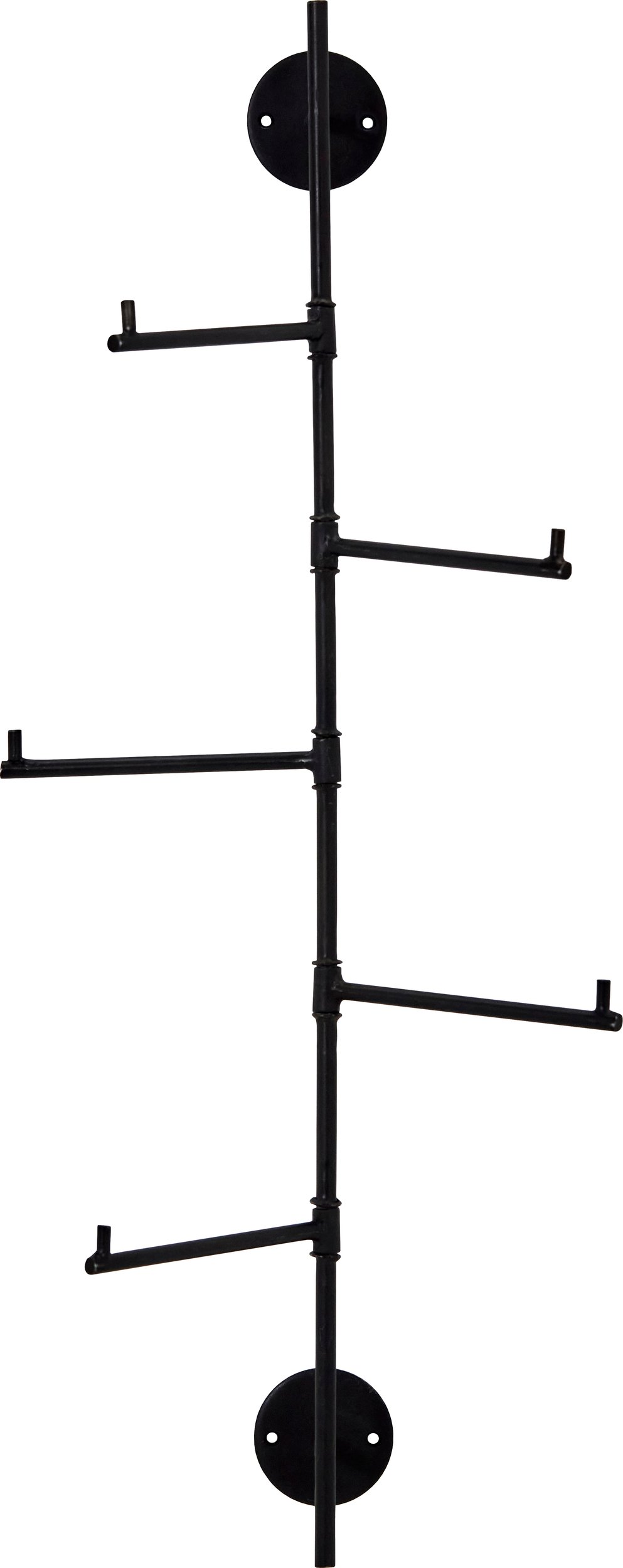 Wieszak ścienny Flex czarny