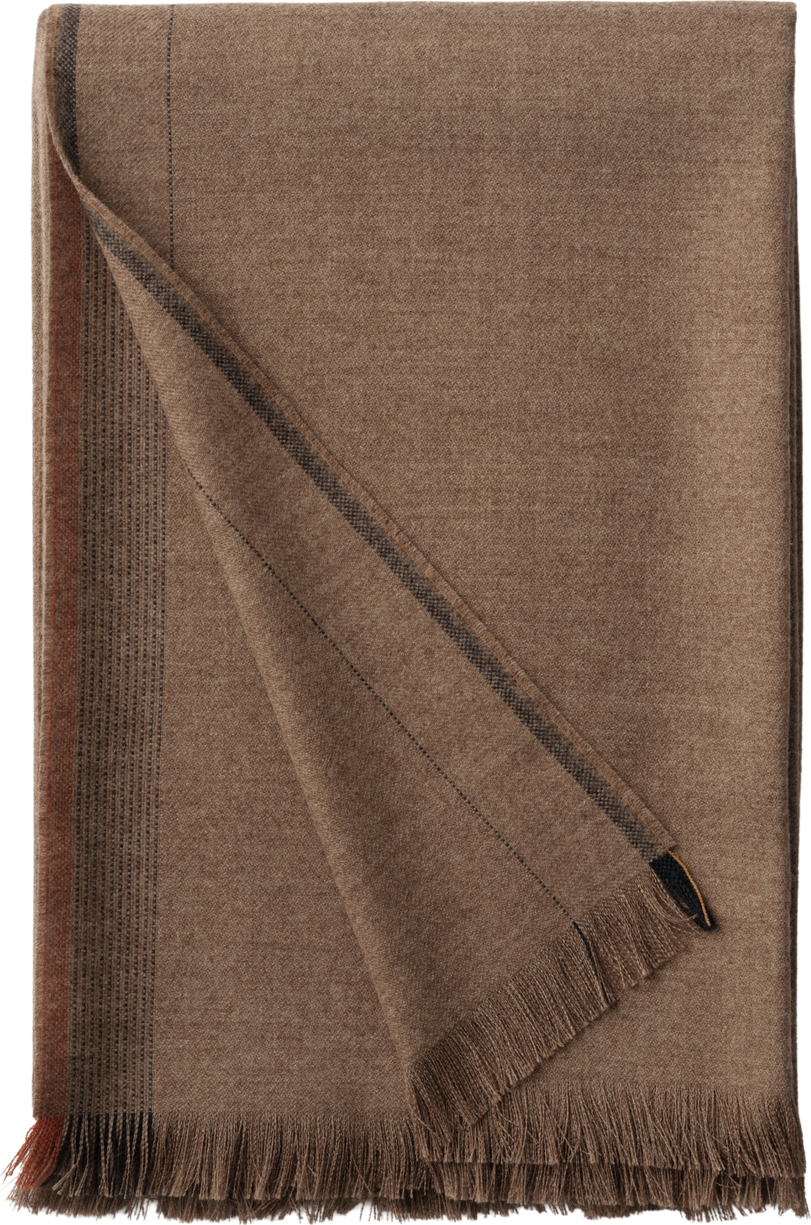 Koc Écru 130 x 207 cm brązowy