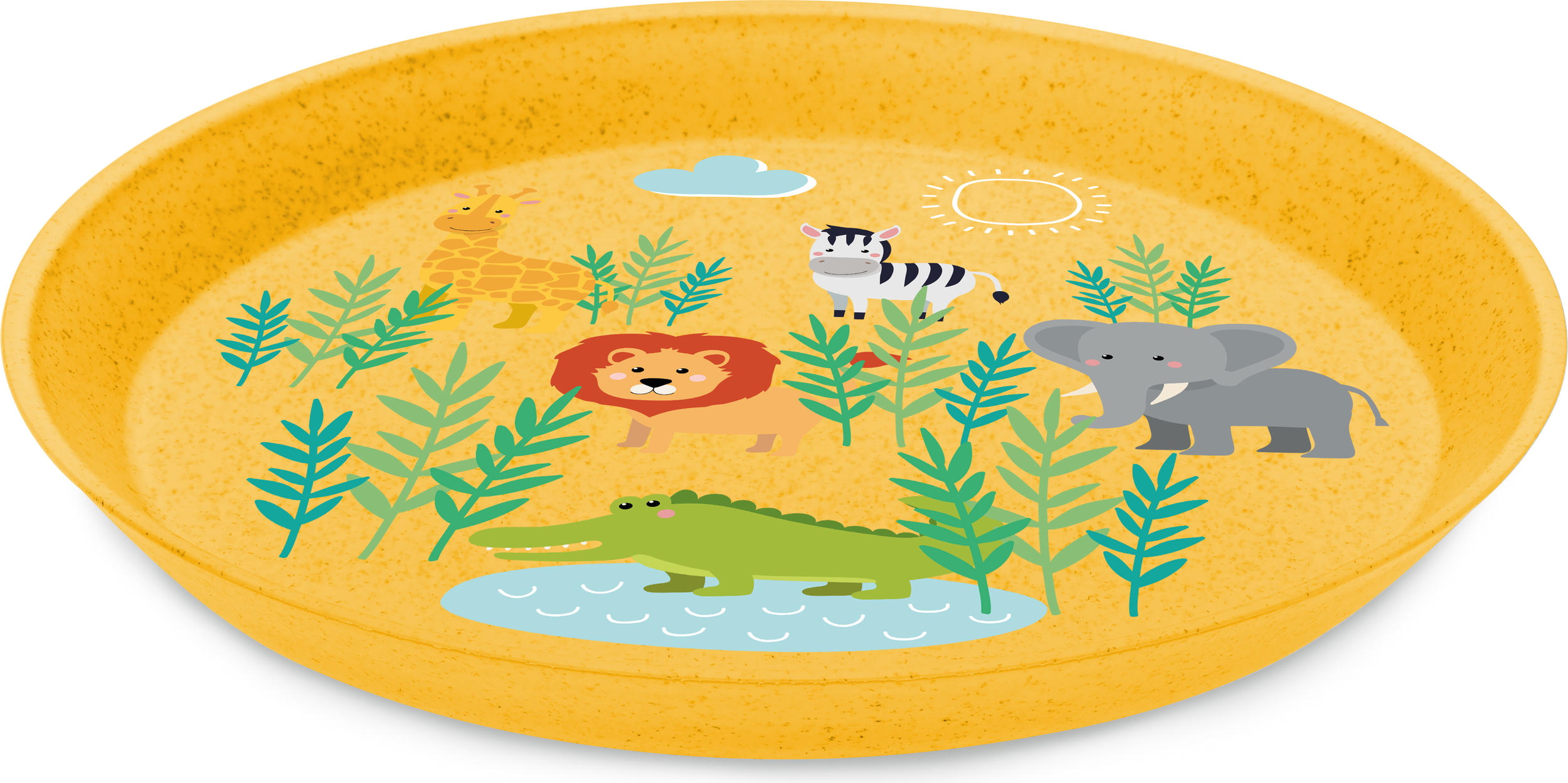 Talerz dziecięcy Connect Organic Africa 20,5 cm