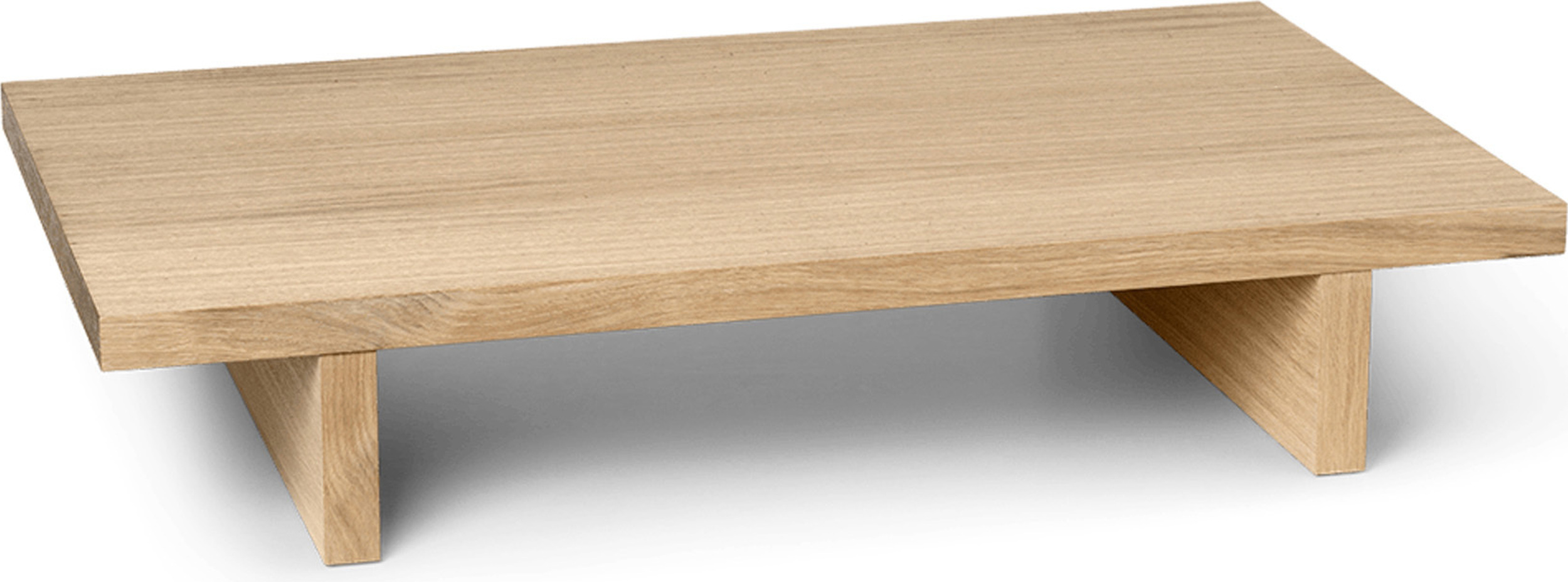 Stolik kawowy Kona naturalny dąb ze sklejki i MDF