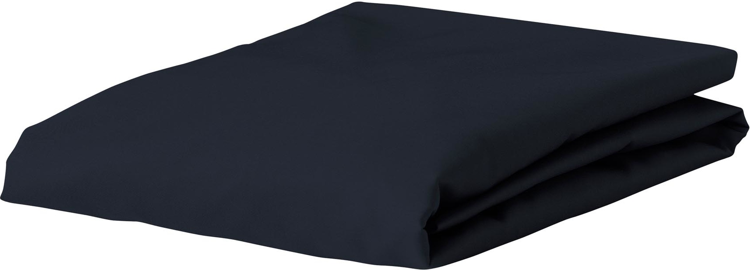 Prześcieradło z gumką Premium Percale 120 x 200 cm granatowe
