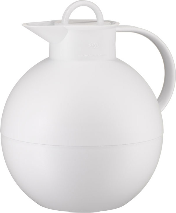 Termos Kugel biały z białym uchwytem