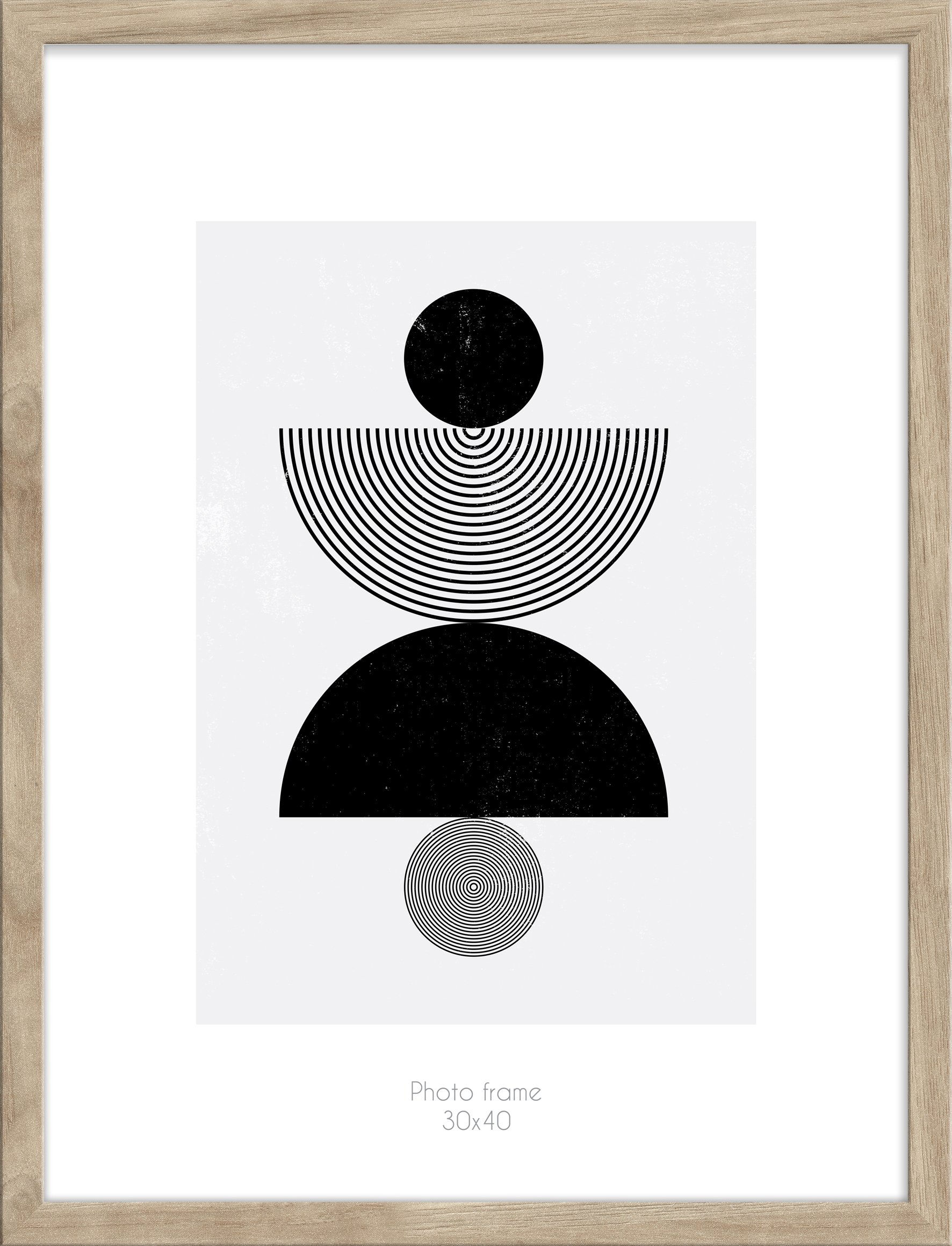 Ramka na zdjęcia Kyoto 30 x 40 cm beżowa