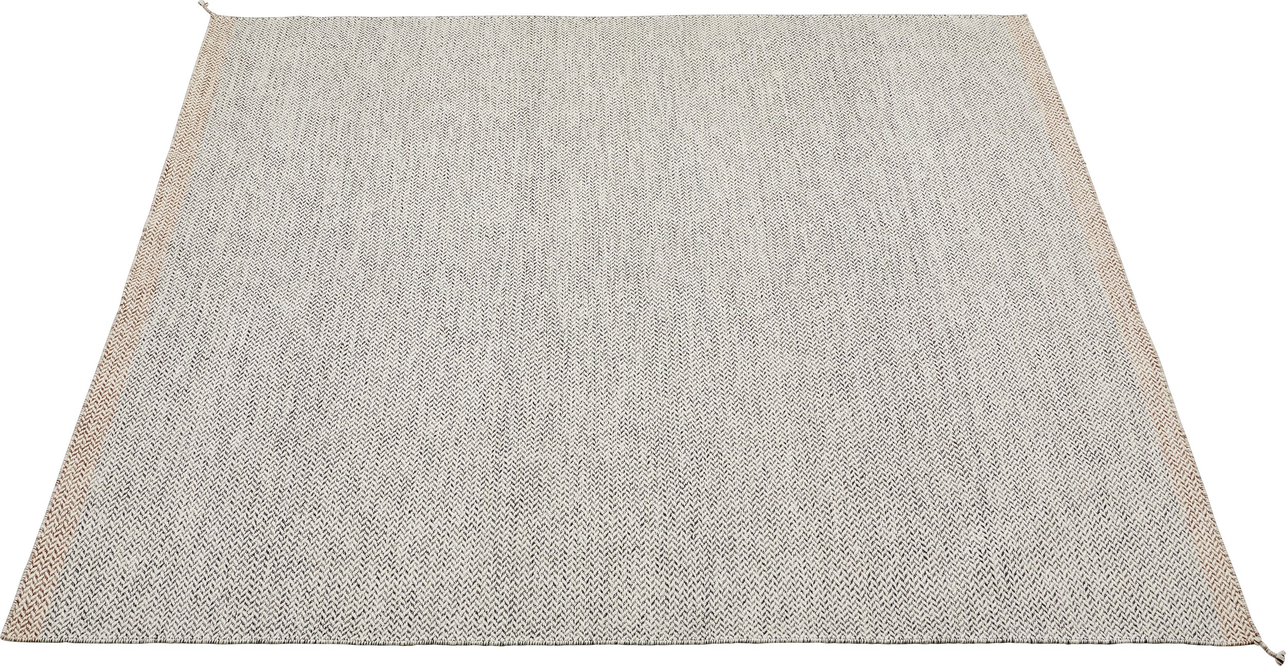 Dywan Ply 280 x 280 cm czarno-biały