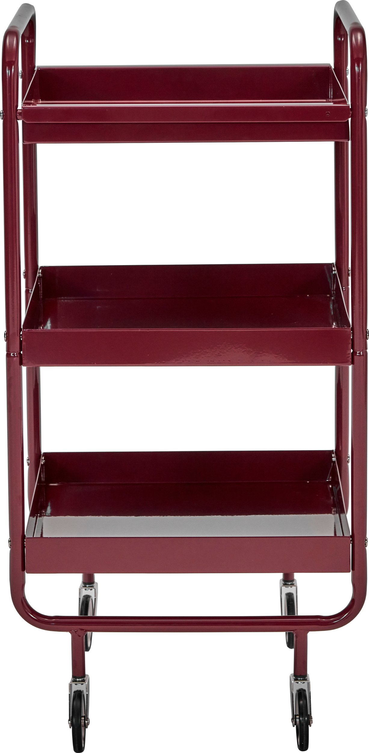 Wózek do serwowania Roll burgundowy