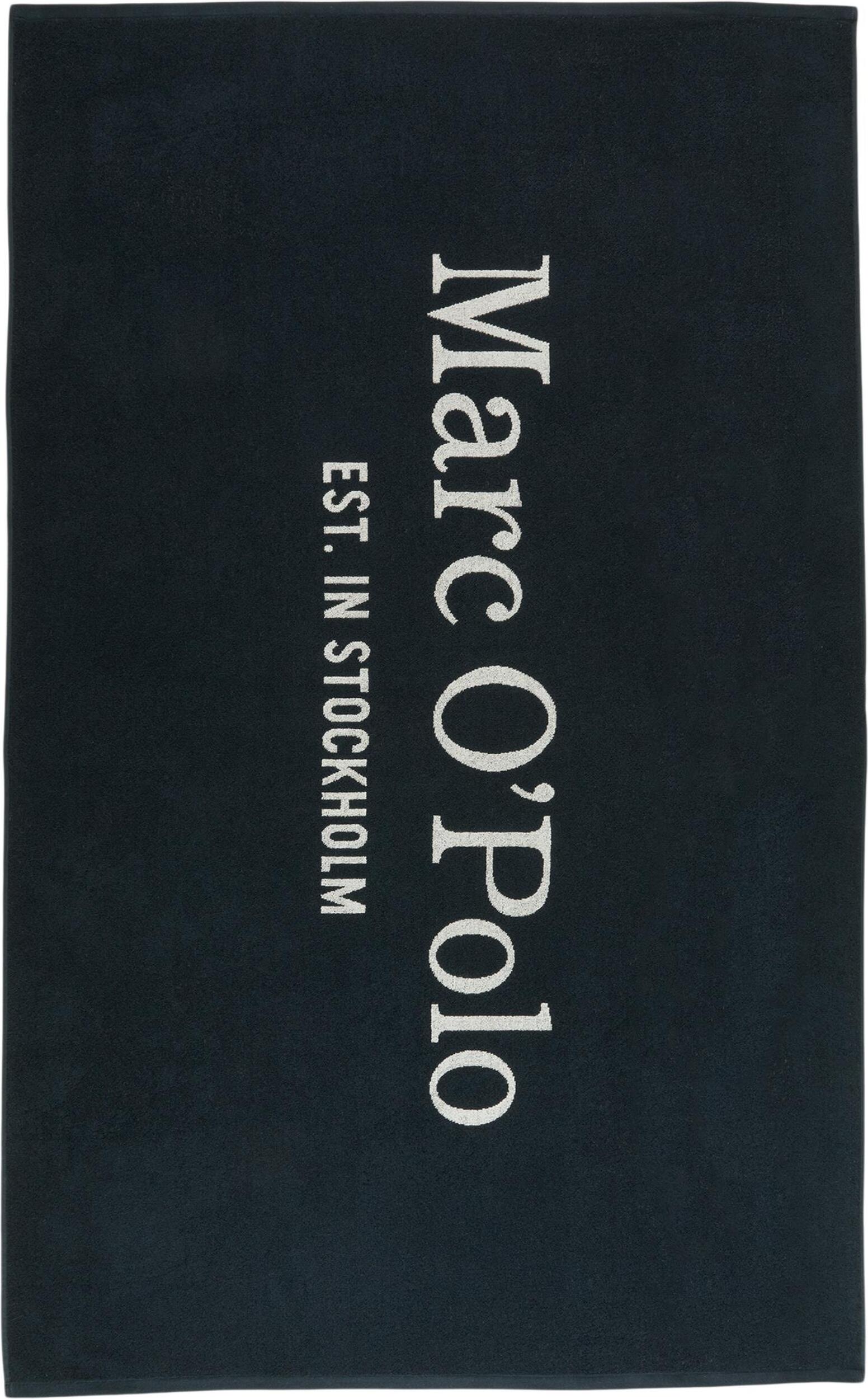 Ręcznik Statement 100 x 180 cm ciemnogranatowy