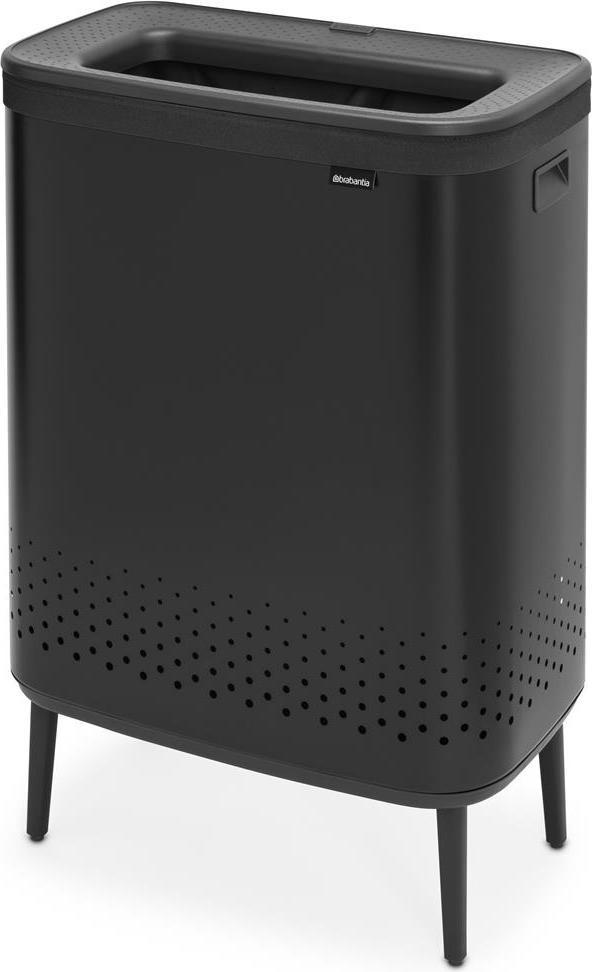 Kosz na pranie Bo Laundry Bin Hi 2 x 45 l czarny mat