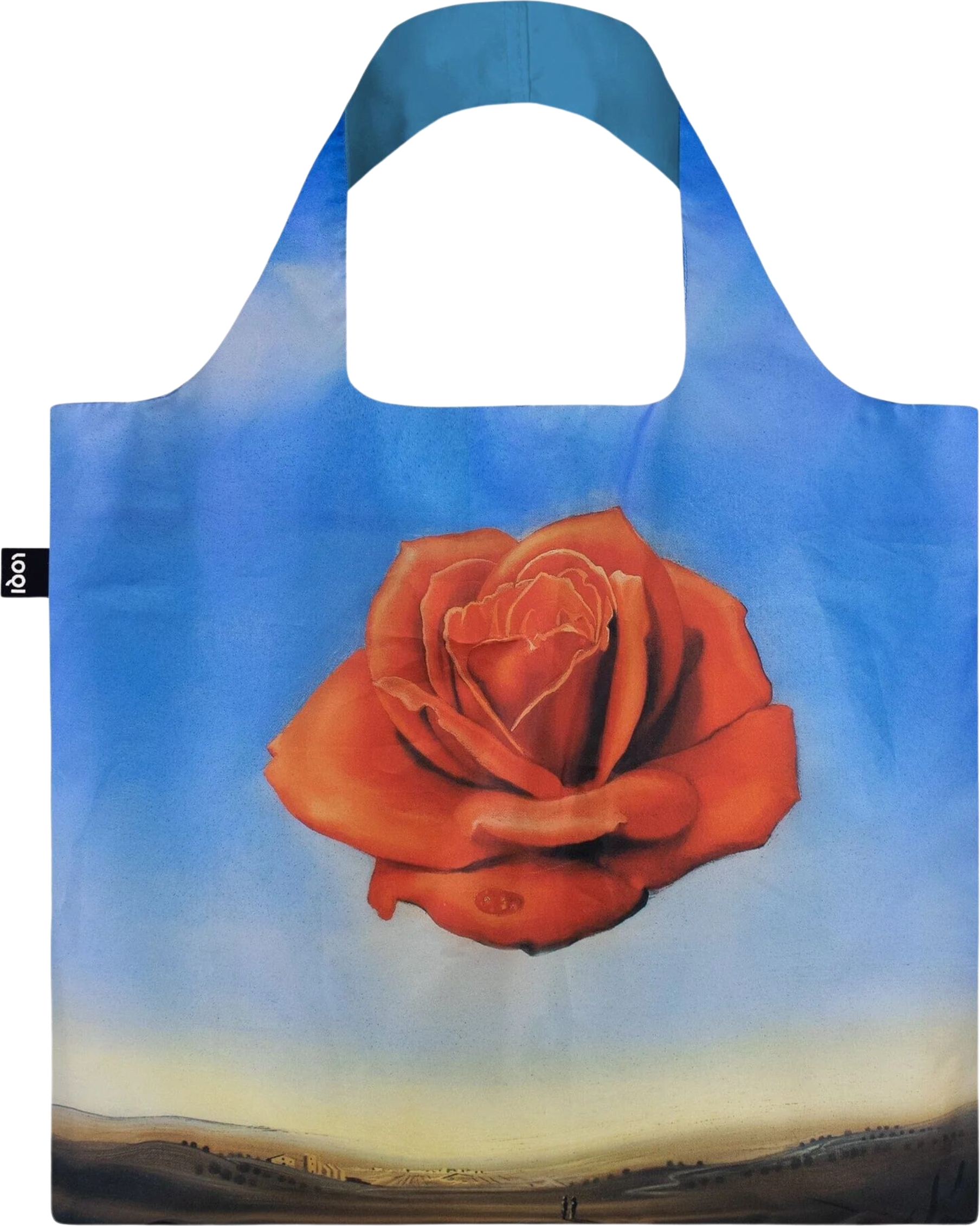 Torba LOQI Museum Dalí Meditative Rose z recyklingu
