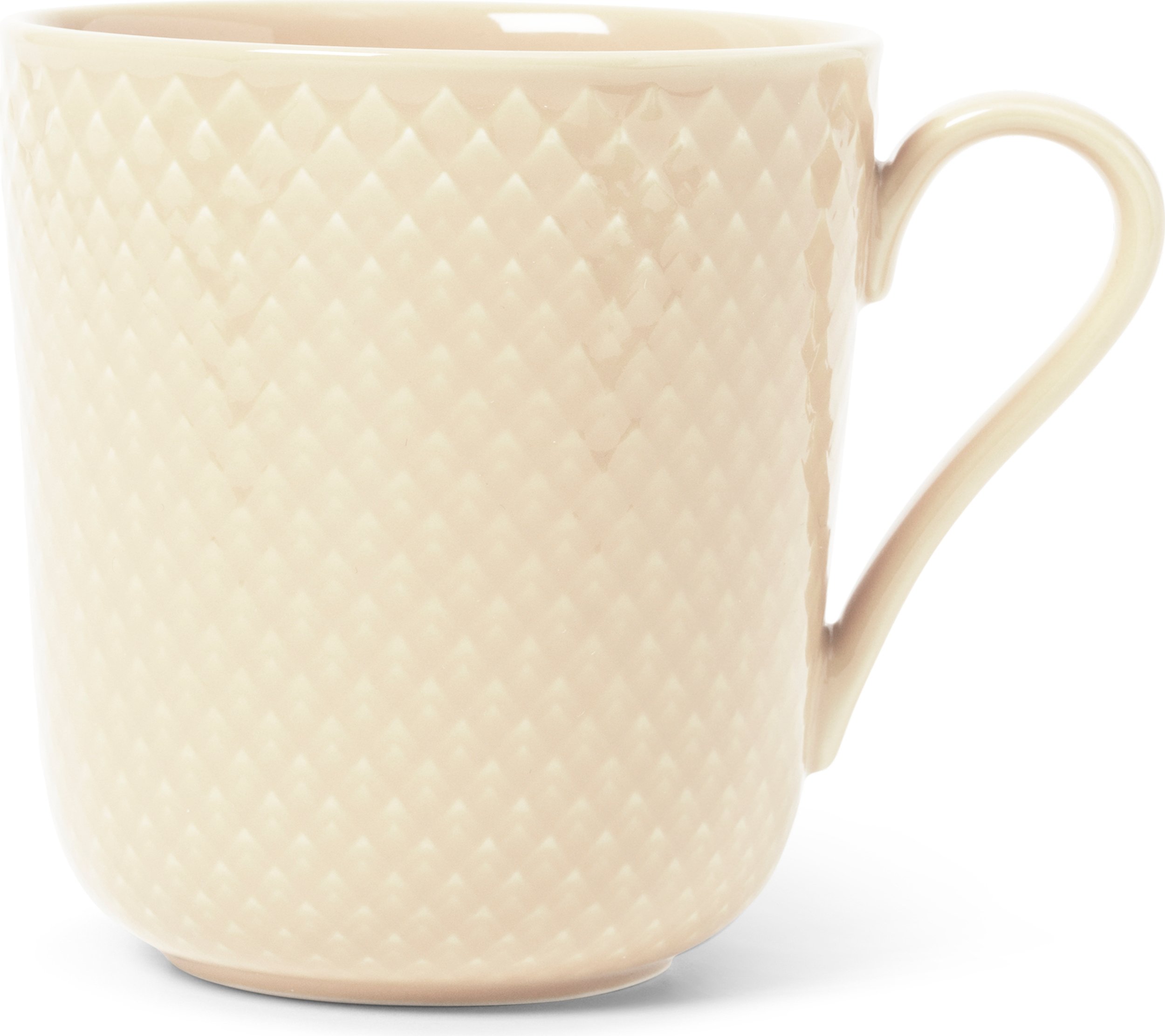 Kubek Rhombe Earth 390 ml beżowy