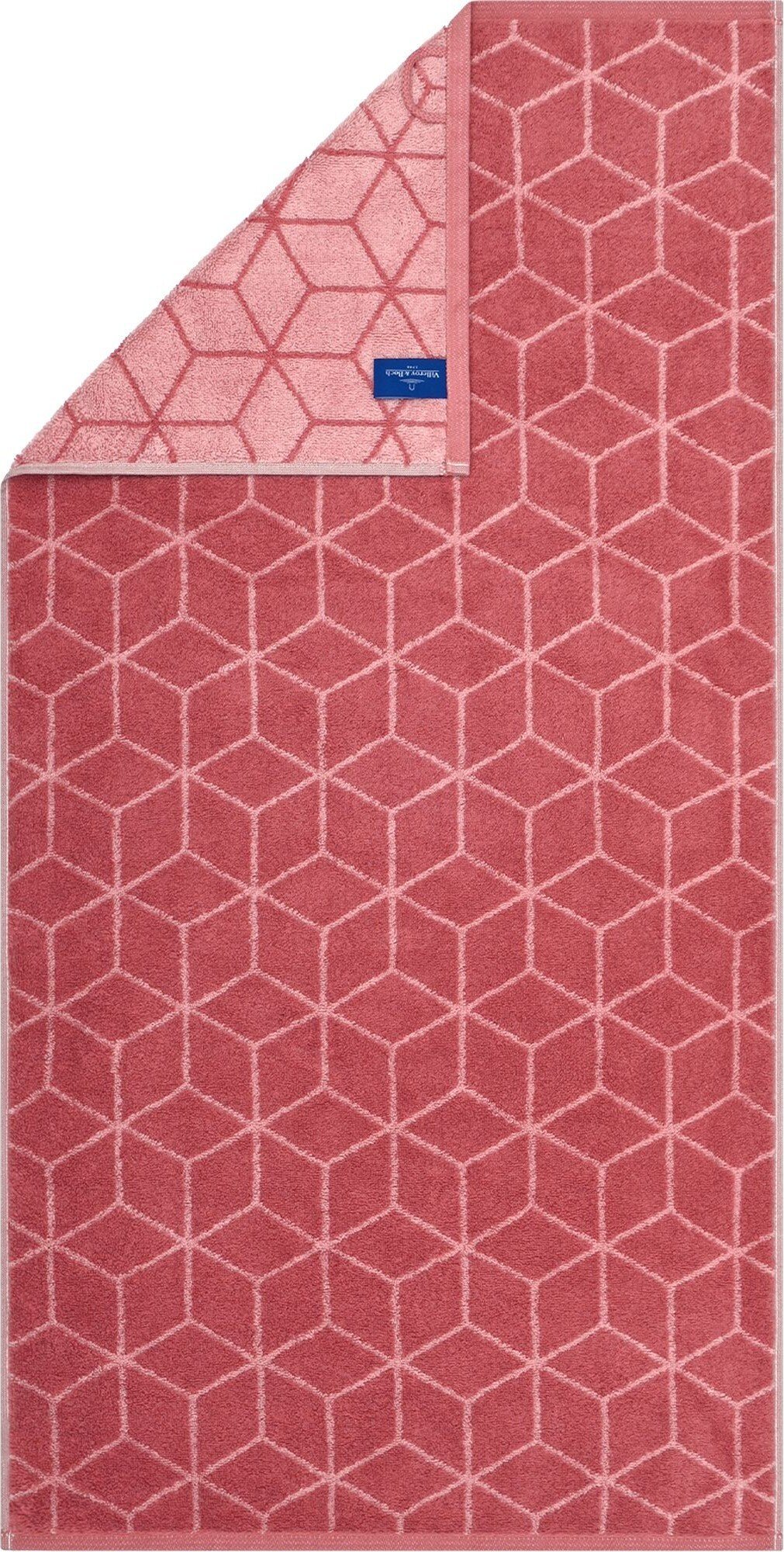 Ręcznik Coordinates Carre 50 x 100 cm koralowy