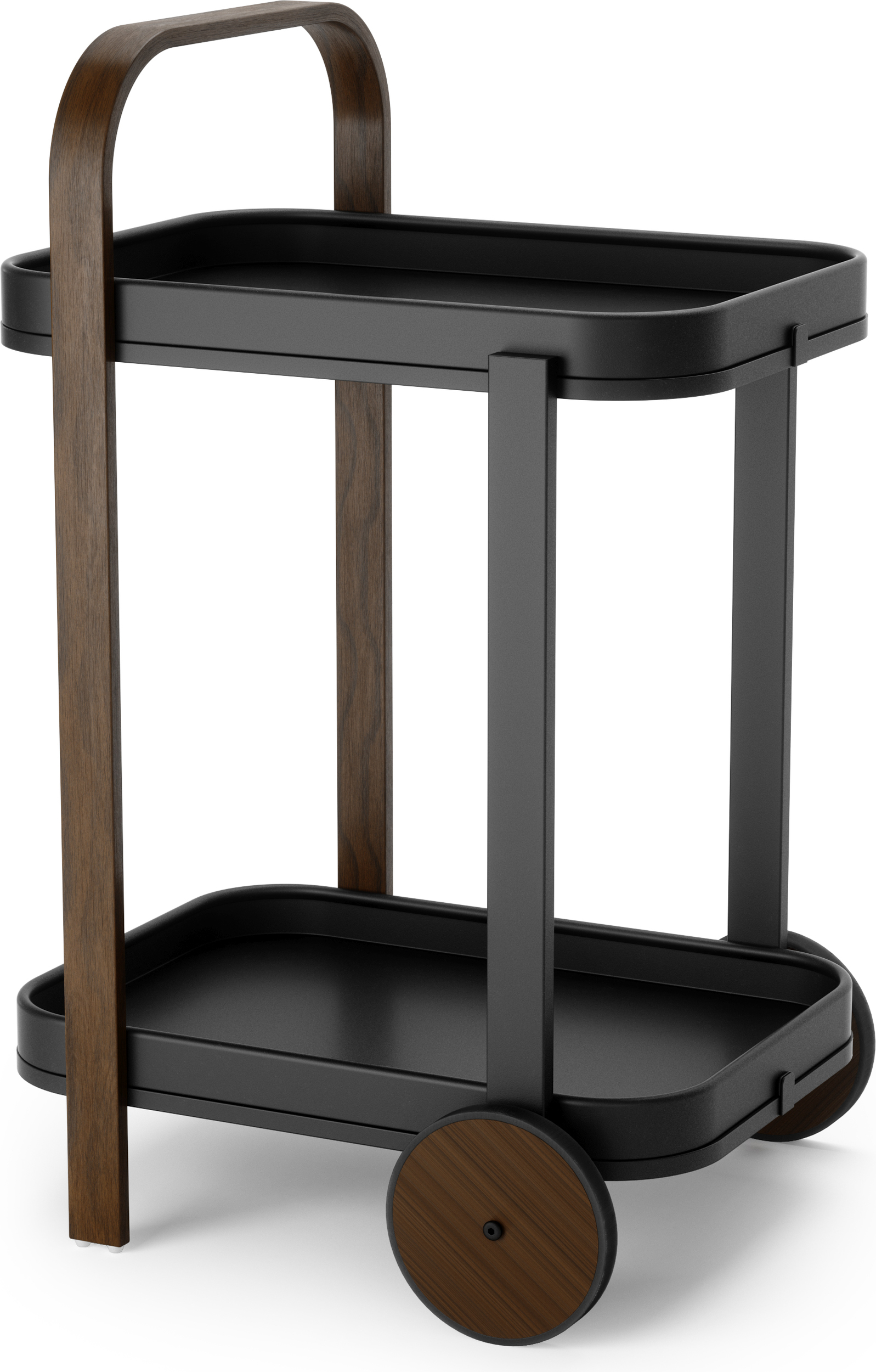 Bufet na kółkach Bellwood czarny