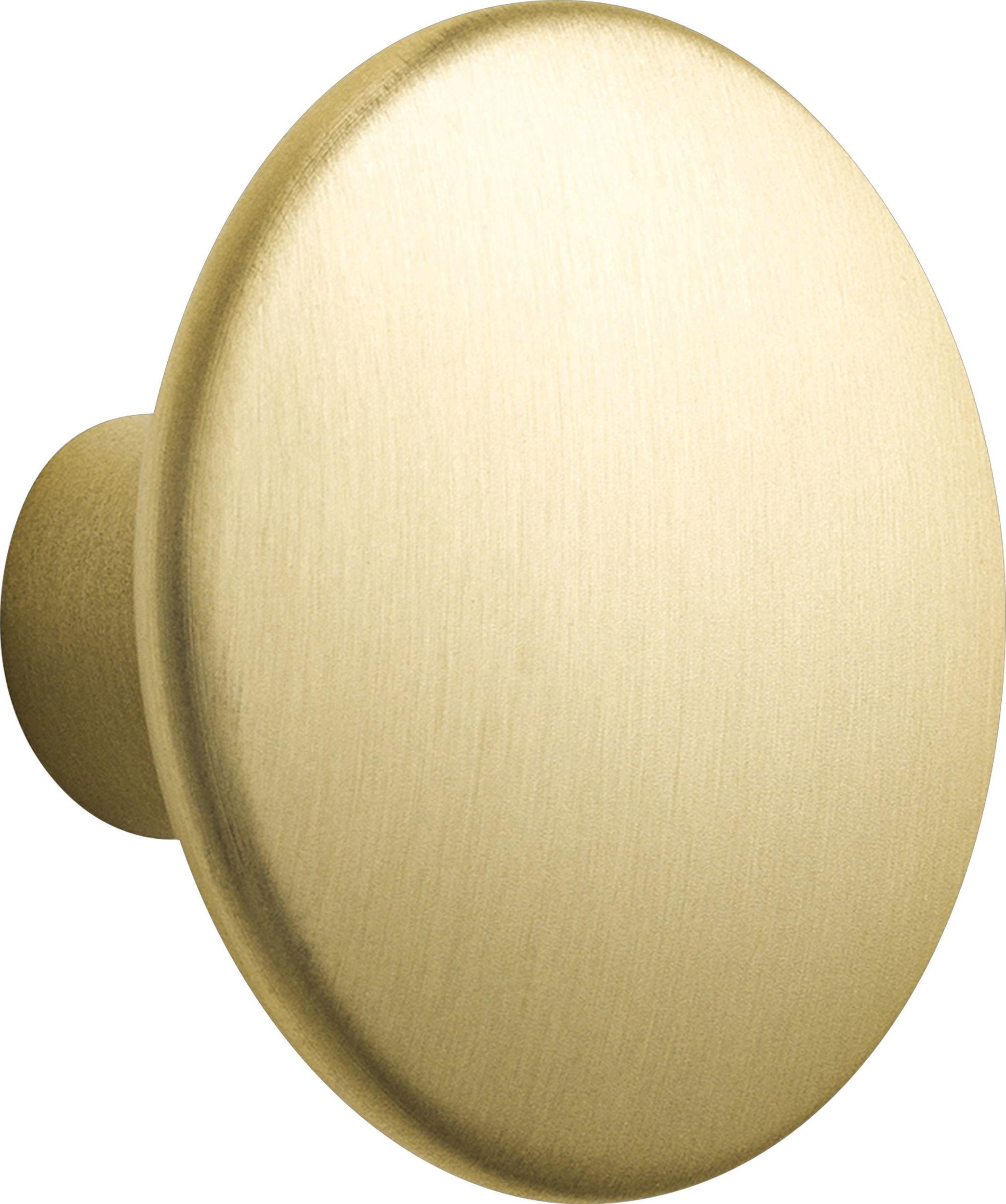 Haczyk ścienny Dots Metal 2,7 cm mosiądz