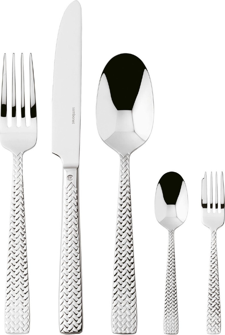 Komplet sztućców Cortina stal polerowana 30 el.