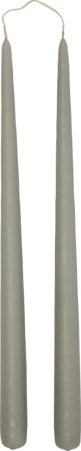 Świece Fukai 34 cm szare 2 szt.