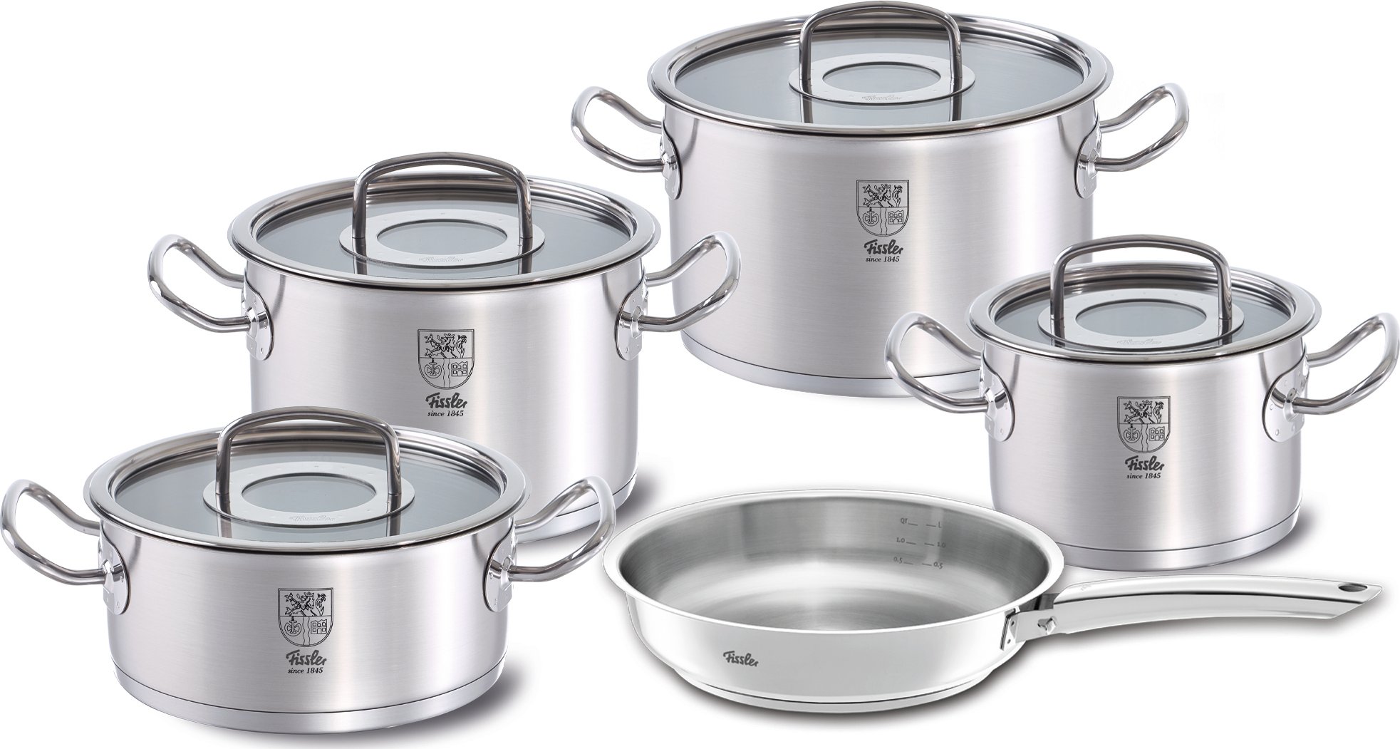 Zestaw garnków Pronovo z patelnią 5 el.