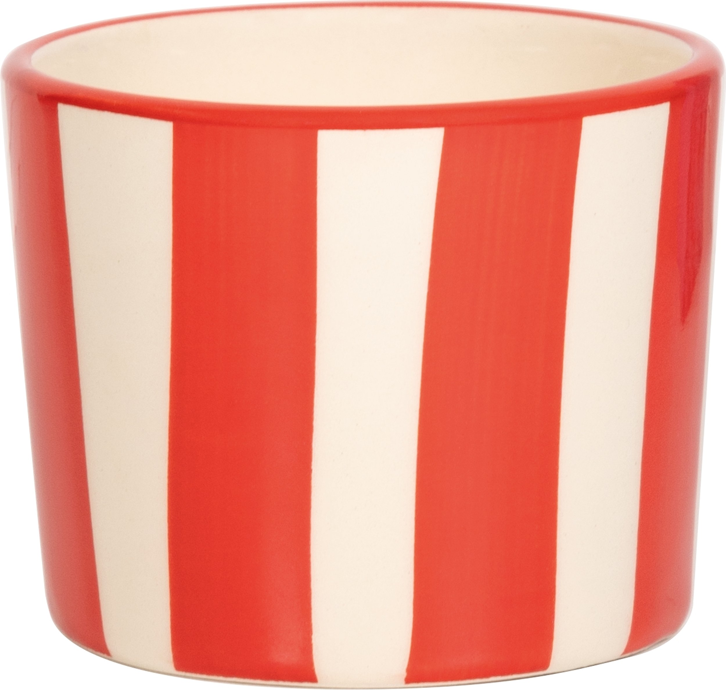 Kubek Lido Righe w paski 230 ml czerwony