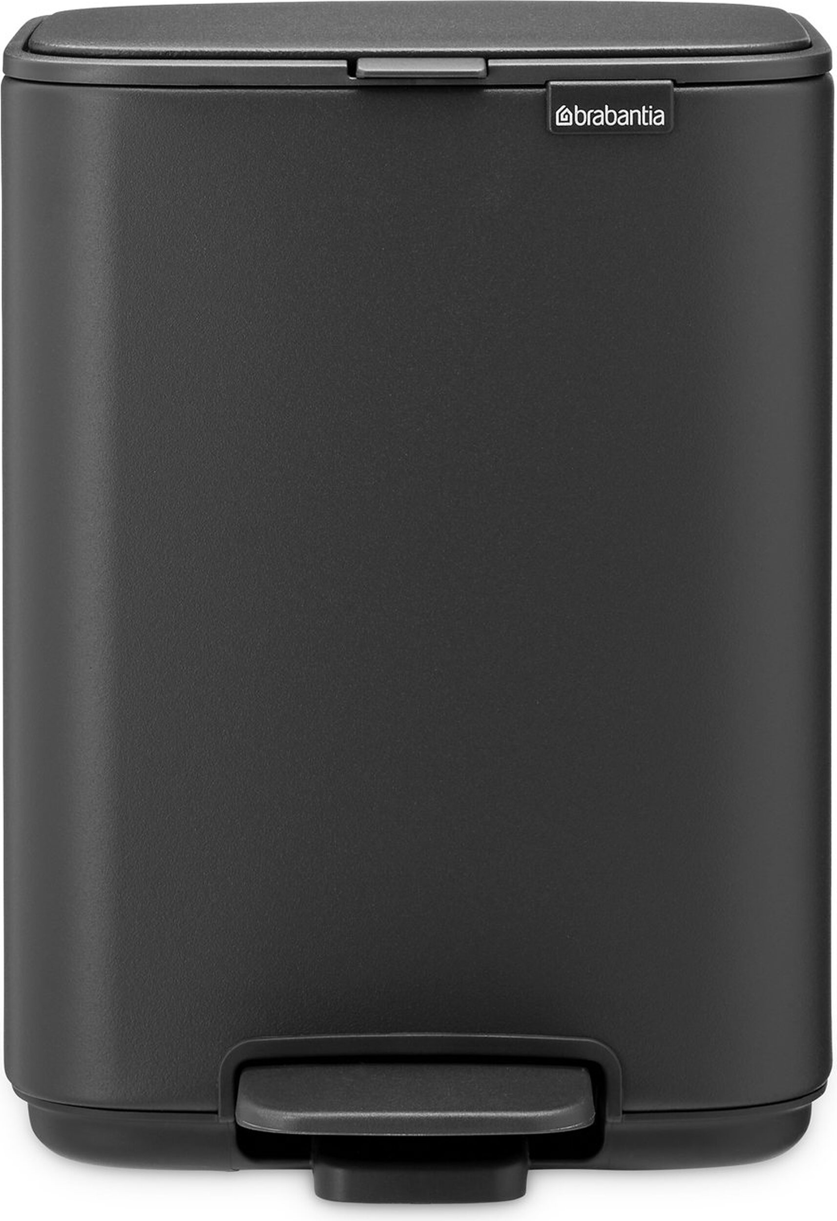 Kosz na śmieci pedałowy Bo 4 l ciemnoszary