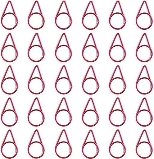 Spinacze biurowe Daily Fiction różowe 30 szt.