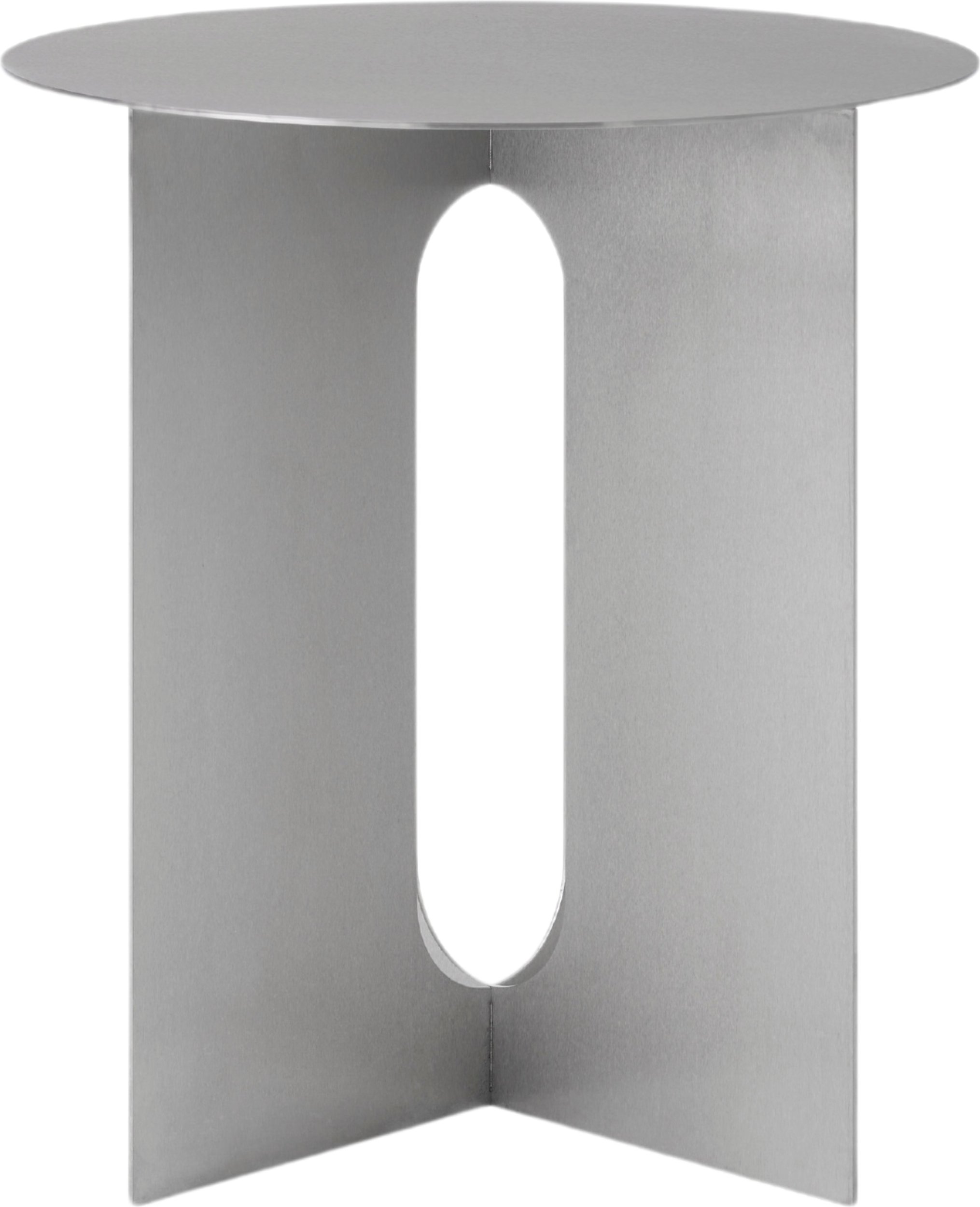 Stolik kawowy Androgyne stal szczotkowana