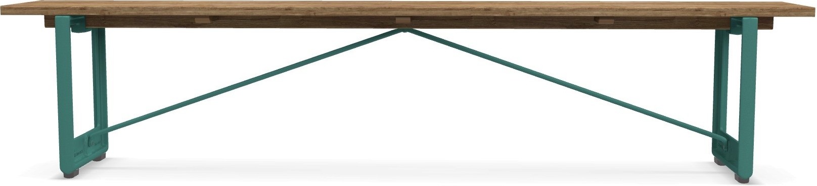 Ławka Brut 35 x 220 cm zielona