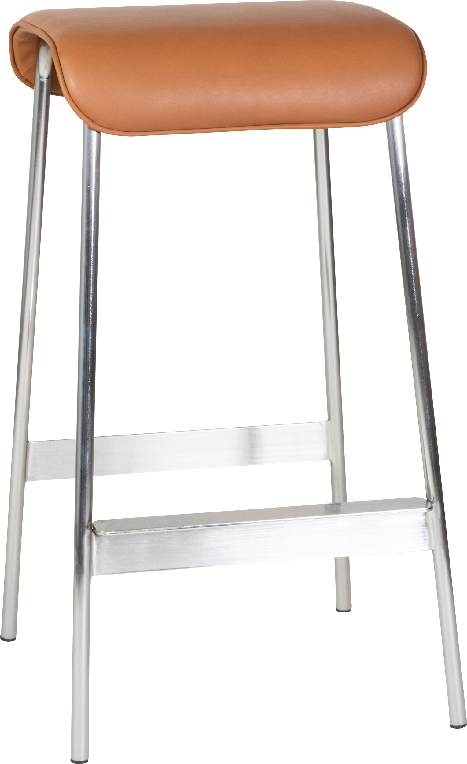 Stołek barowy Avenue 75 cm z tapicerowanym siedziskiem