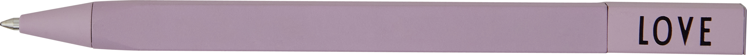 Długopis Design Letters Love lawendowy