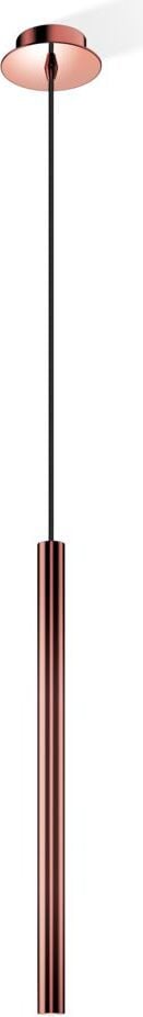 Lampa wisząca Pipe różowe złoto