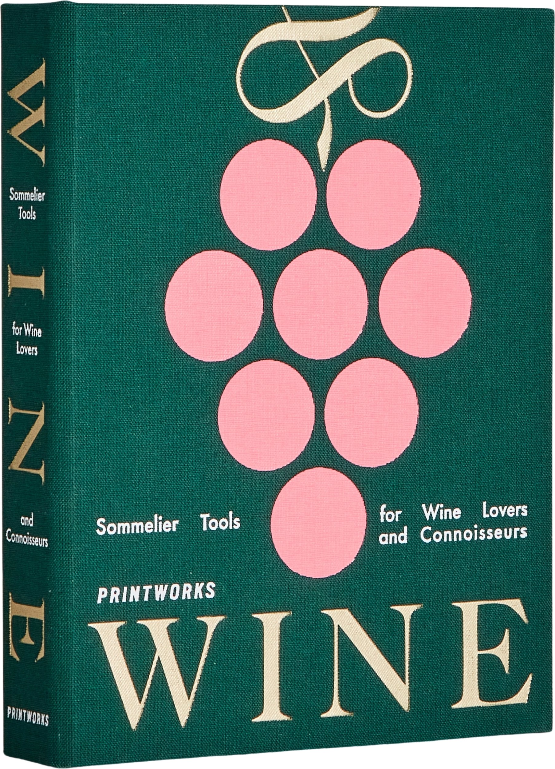 Akcesoria do wina The Essentials ciemnozielone w pudełku prezentowym 4 el.