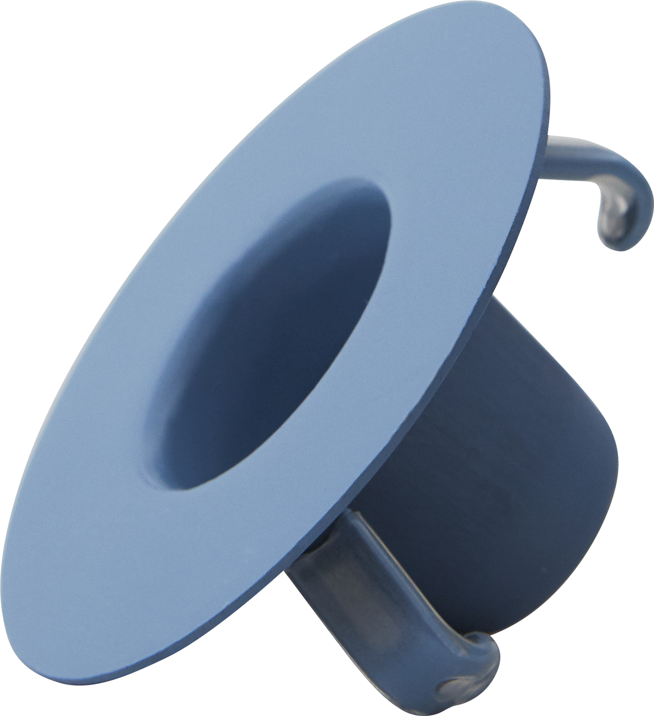 Uchwyt na świecę do kubków do espresso i wazonów Design Letters niebieski