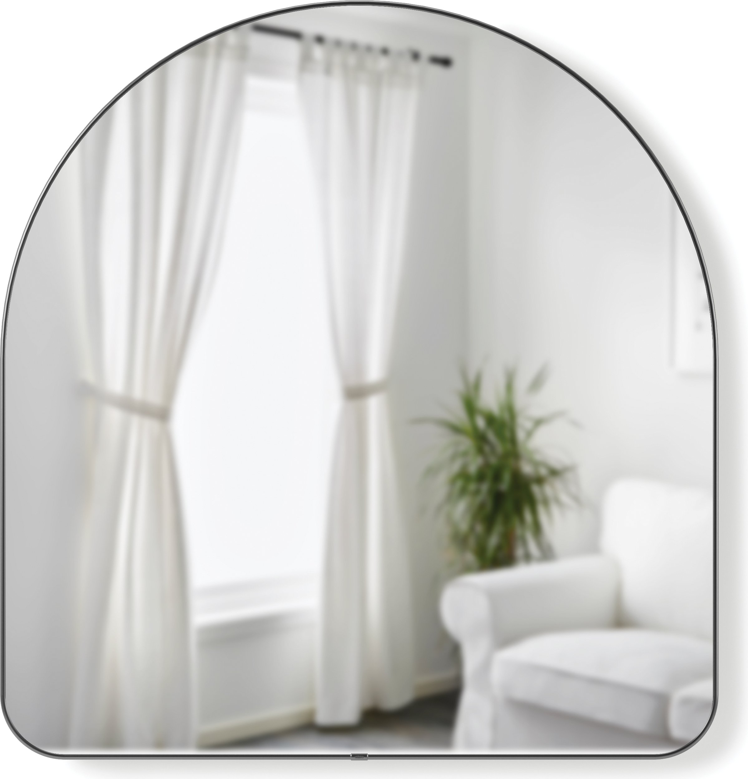 Lustro ścienne Hubba 86 x 91 cm metaliczne