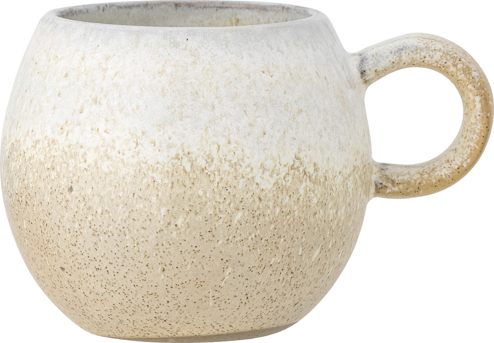 Kubek Paula biało-beżowy