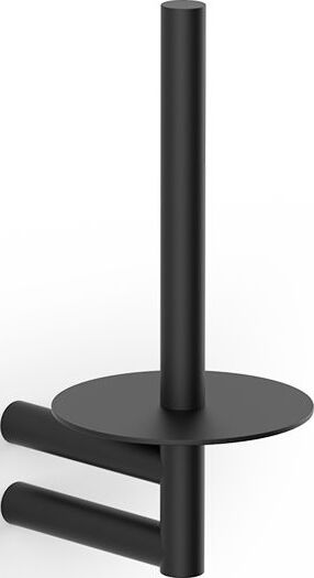 Uchwyt na papier toaletowy Mikado czarny mat