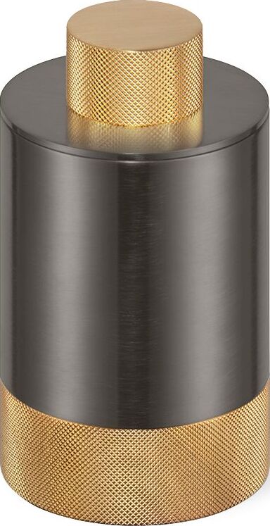 Pojemnik łazienkowy Club 1 ciemny metal mat-złoty