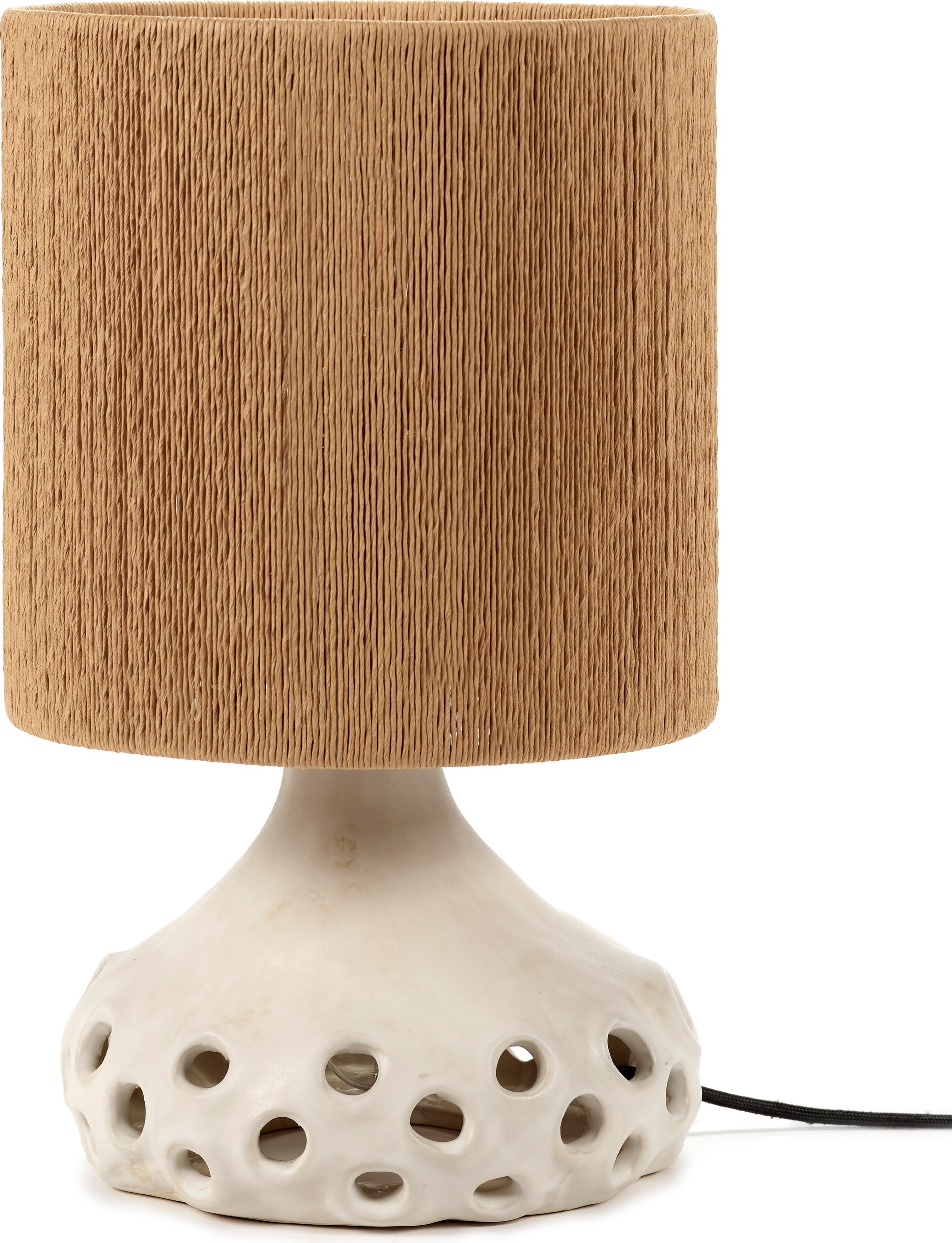 Lampa stołowa Oya 01 42 cm brązowa