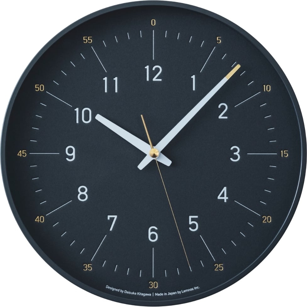 Zegar ścienny Essent granatowy