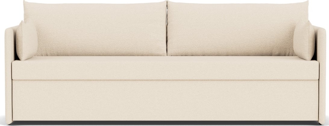 Sofa trzyosobowa Offset kremowa rozkładana