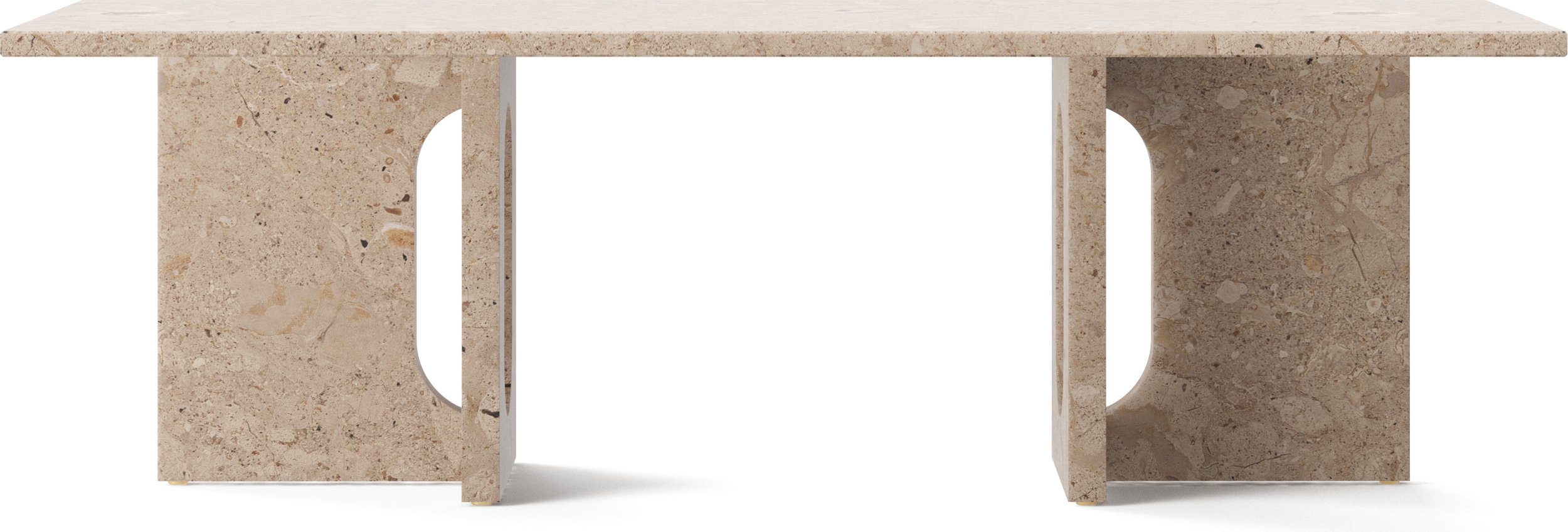 Stolik kawowy Androgyne Kunis Breccia 120 cm kamienny