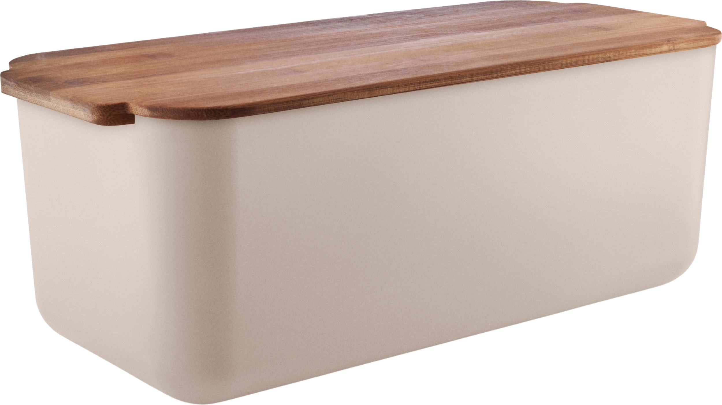 Pojemnik na pieczywo Eva Solo piaskowy z bambusową pokrywką