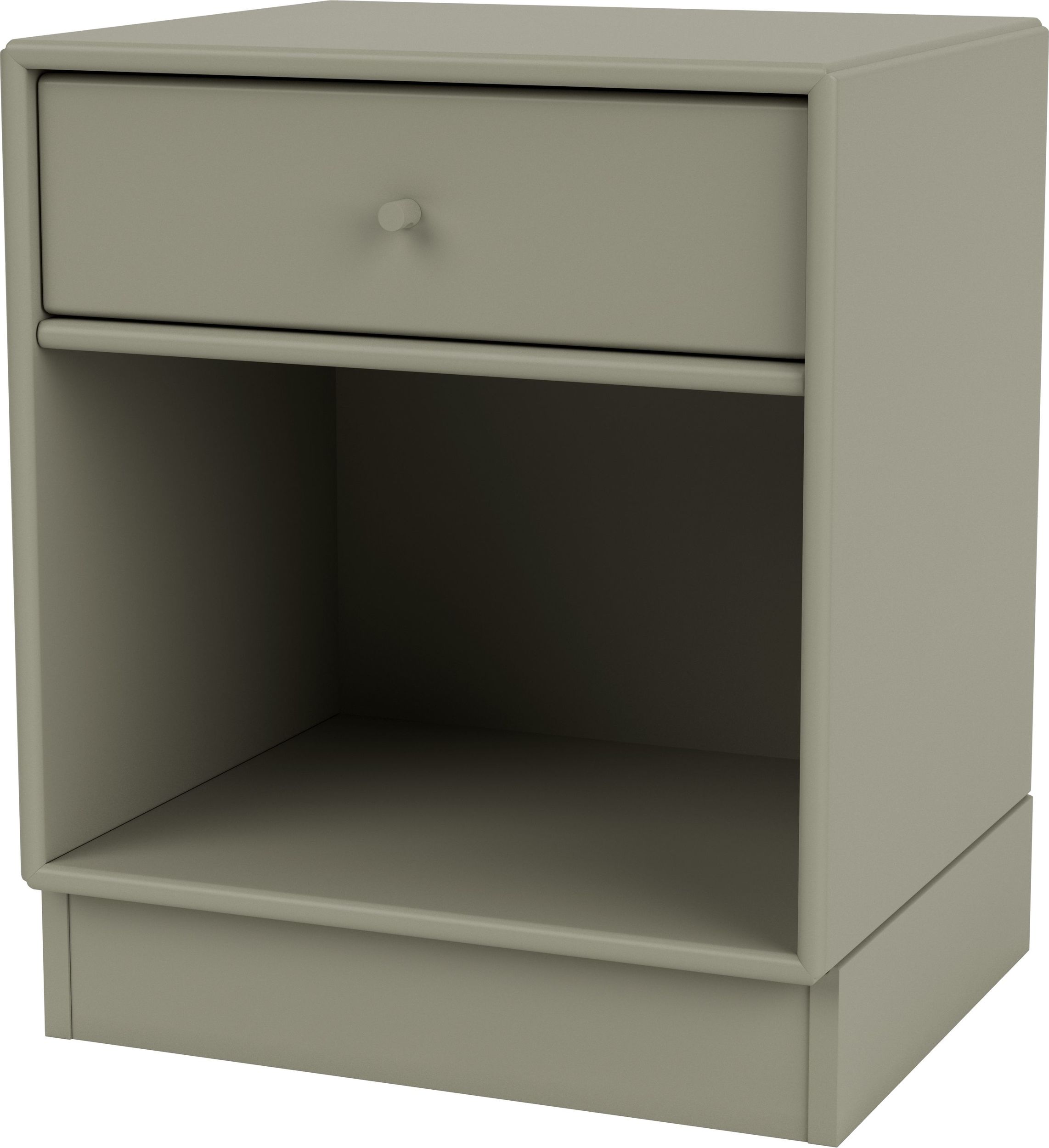 Szafka nocna Dream brązowozielona na cokole 7 cm